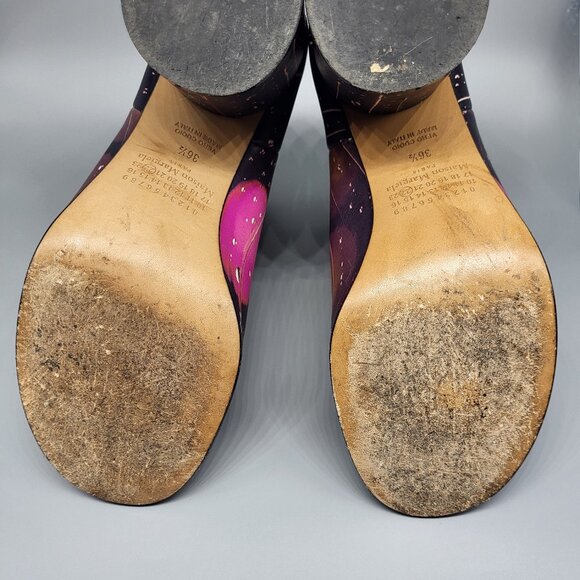 Maison Margiela Raindrops Leather Ankle Boot - Picture 10 of 17